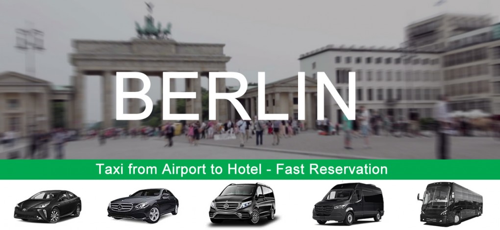 Taxi vom Berliner Flughafen zum Hotel im Stadtzentrum