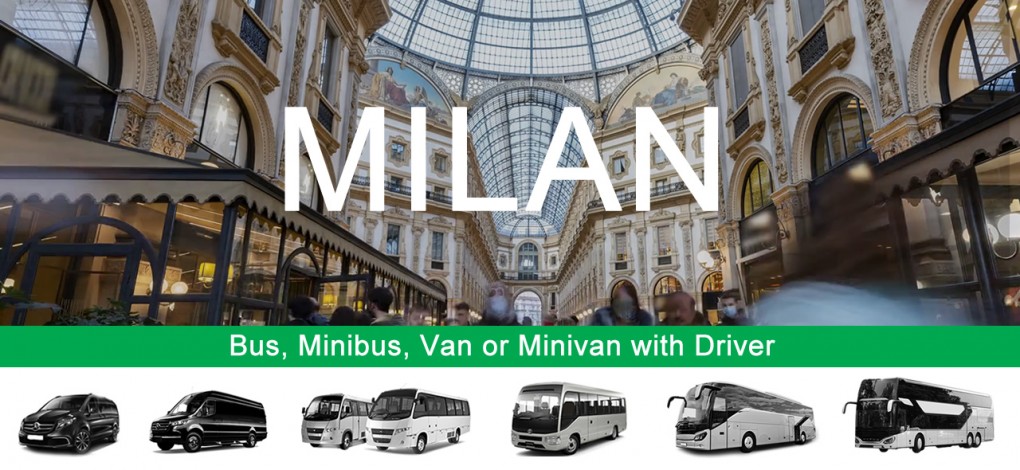Şoförlü Milano otobüs kiralama - Online rezervasyon