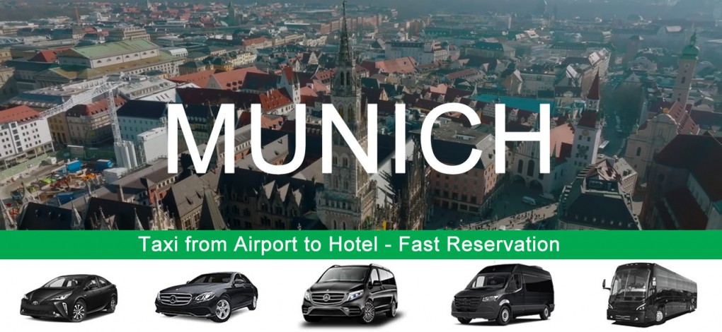 Taxi vom Flughafen München zum Hotel im Stadtzentrum