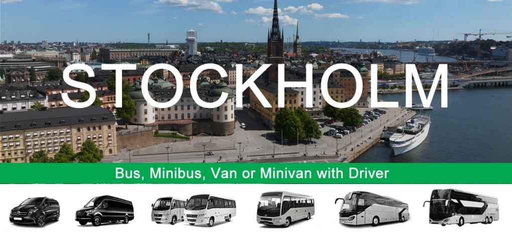 Stockholm bus rental with driver - Online booking