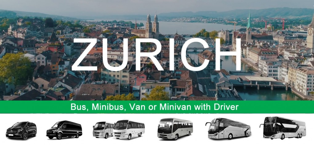 Prenájom autobusu v Zürichu s vodičom - online rezervácia 